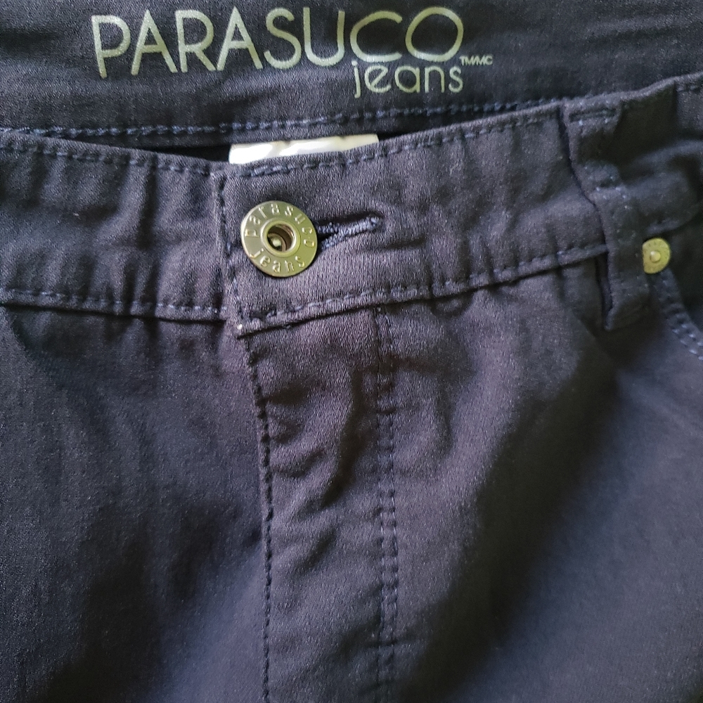 Parasuco Woman's Stretchy Skinny Blue Jeans NWOT - Picture 2 of 3
